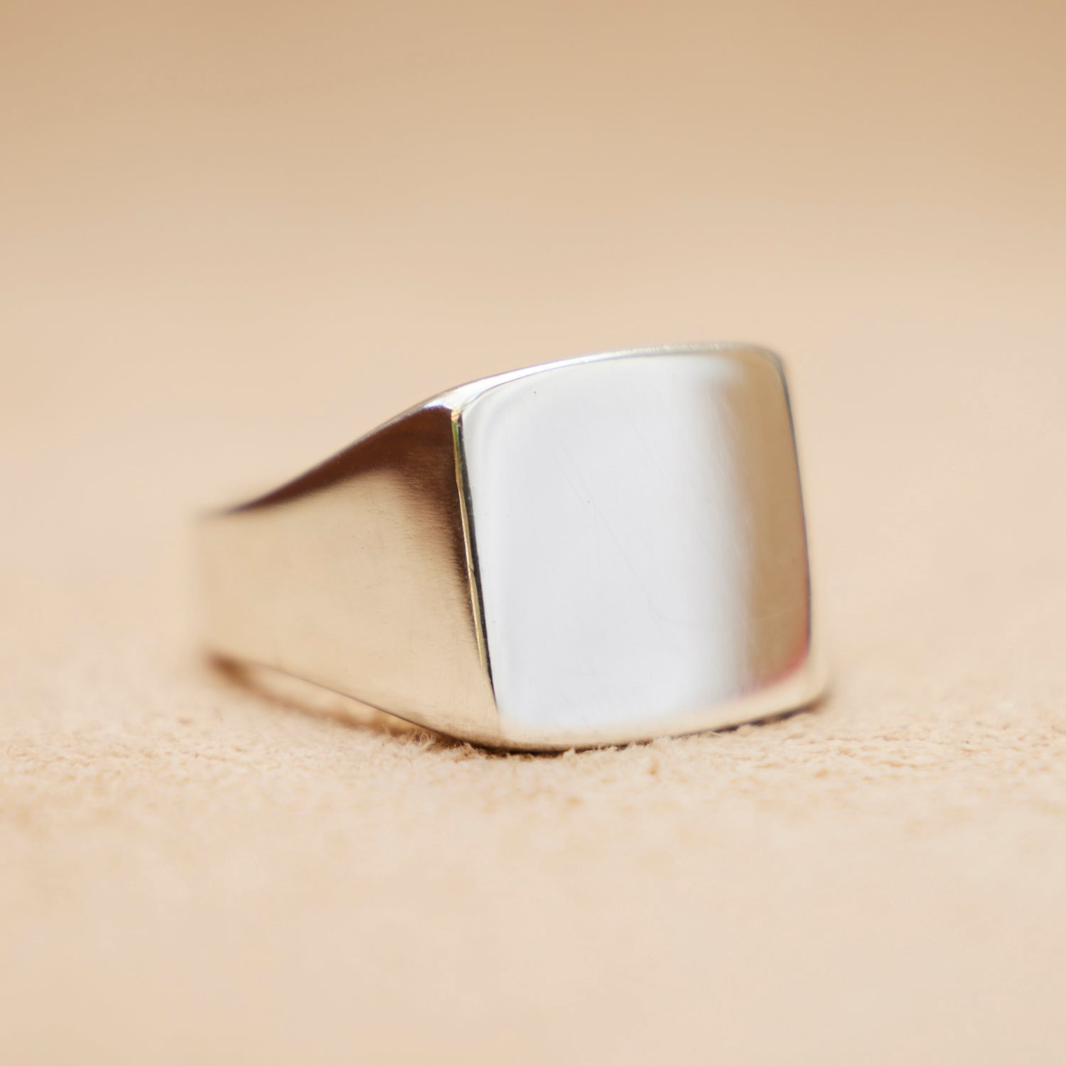 Cushion Signet Ring